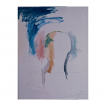 Sèrie 1970 - nº 1. 130 x 97 cm. Llapis i oli sobre tela
