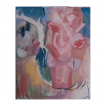 Sèrie 1971 - nº 10. 116 x 89 cm. Llapis i oli sobre tela