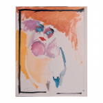 Sèrie 1971- nº 3. 100 x 81 cm. Llapis i oli sobre tela