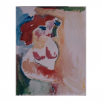 Sèrie 1971- nº 5. 100 x 81 cm. Llapis i oli sobre tela