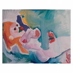 Sèrie 1971 - nº 6. 100 x 81 cm. Llapis i oli sobre tela