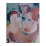 Sèrie 1971 - nº 7. 116 x 89 cm. Llapis i oli sobre tela