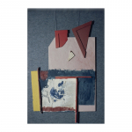 Sèrie 1973, nº 27, 180 x 110 cm. Tècnica mixta sobre fusta