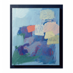 Paissatge i figura, hivern 1978-79, P, 65 x 54 cm. Oli sobre tela