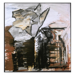 1985-87.  Sense titol - nº 16.  135 x 130 cm.  Oli sobre tela.