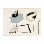 Sèrie 1985-86,  F, 40 x 55 cm. Tècnica mixta sobre paper