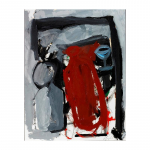 Sèrie 1985-86,  I,  70 x 50 cm. Tècnica mixta sobre paper