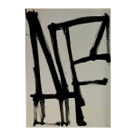 Violoncel i Piano, núm. 1. 105 x 75 cm. Poliuretà sobre cartró gris