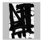 Violoncel i Piano- núm. 60. 71 x 50'5 cm. Poliuretà sobre paper blanc