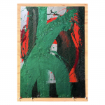 1992-94. Centaure II - nº 173.  74 x 52 cm. Tècnica mixta sobre paper.