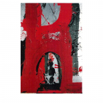 Centaure II - nº 26. 146 x 97 cm. Tècnica mixta sobre tela