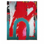 Centaure II - nº 7.  130 x 97 cm. Tècnica mixta sobre tela