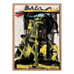 1988. Sèrie Femme et Arlequin – nº 55. 50 x 70 cm. Tècnica mixta sobre paper.