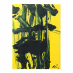 1999 Elle et lui. nº 6 - 80 x 60 cm. Sintètic sobre fusta