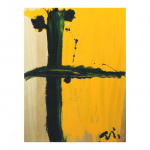 1999 Elle et lui - nº 7. 80 x 60 cm. Sintètic sobre fusta