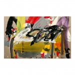 Table No. 7. 73 x  116 cm. Mixed media on canvas.