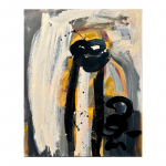 Home I.  81 x 65 cm. Tècnica mixta sobre tela
