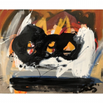 Taula nº 10. 65 x 81 cm. Tècnica mixta sobre tela