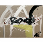 Taula nº 12.  97 x 130 cm. Tècnica mixta sobre tela
