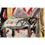 Taula nº 6.  97 x 146 cm. Tècnica mixta sobre tela