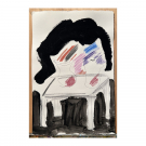 2018-2019. No. 8 - Table and vase. 70 x 50 cm. Pencil and Gouache on paper.