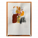 2024. Honor to Old Age I – No. 43. 30 x 21 cm. Watercolor and pencil on paper.