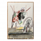2024. Plato’s Cave – No. 26. 50 x 35 cm. Watercolor and pencil on paper.