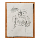 2024. Couple – No. 14. 15 x 12 cm. Pencil on paper.