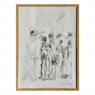 2025. To Look and Admire – No. 77. 30 x 21 cm. Pencil on paper.