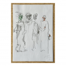 2025. Questioning Painting – No. 76. 30 x 21 cm. Pencil on paper.
