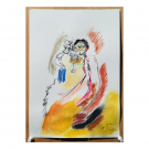2024. Honor a la vellesa II. nº 48. 30 x 21 cm. Aquarel·la i llapis sobre paper