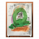2025. La vida - nº 101-  30 x 23 cm. Aquarel·la i llapis sobre paper