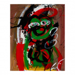 Ángeles  - nº 106. 73 x 60 cm. Técnica mixta sobre tela