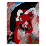 Àngels - nº 1. 35 x 27 cm. Tècnica mixta sobre cartró entelat