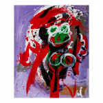 Àngels - nº 103. 100 x 81 cm. Tècnica mixta sobre tela