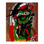 Àngels - nº 106. 73 x 60 cm. Tècnica mixta sobre tela