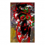 Àngels - nº 110. 146 x 89 cm. Tècnica mixta sobre tela