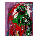 Àngels - nº 111. 73 x 60 cm. Tècnica mixta sobre tela