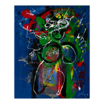 Àngels - nº 116. 100 x 81 cm. Tècnica mixta sobre tela