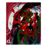 Àngels - nº 55. 73 x 602cm. Tècnica mixta sobre tela