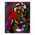 Àngels - nº 64. 100 x 81 cm. Tècnica mixta sobre tela