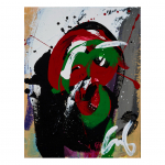 Àngels - nº 69. 35 x 27 cm. Tècnica mixta sobre tela