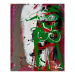 Àngels - nº 97. 81 x 65 cm. Tècnica mixta sobre tela