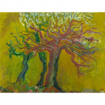 Arbres - nº 50.  89 x 116 cm. Oli sobre tela