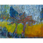 Arbres - nº 51.  114 x 146 cm. Oli sobre tela