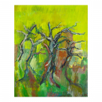 Arbres - nº 47. 162 x 130 cm.  Oli sobre tela