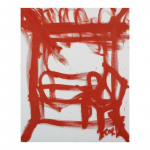 Interior con ventana - nº 5.  100 x 81 cm. Óleo sobre tela