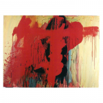 Ofrena - nº 44. 97 x 130 cm. Tècnica mixta sobre tela