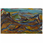 Paisatges - nº 59.  89 x 146 cm.  Oli sobre tela
