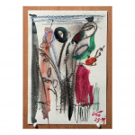 1999. Primavera – nº 4.  36 x 25 cm. Tècnica mixta sobre paper.